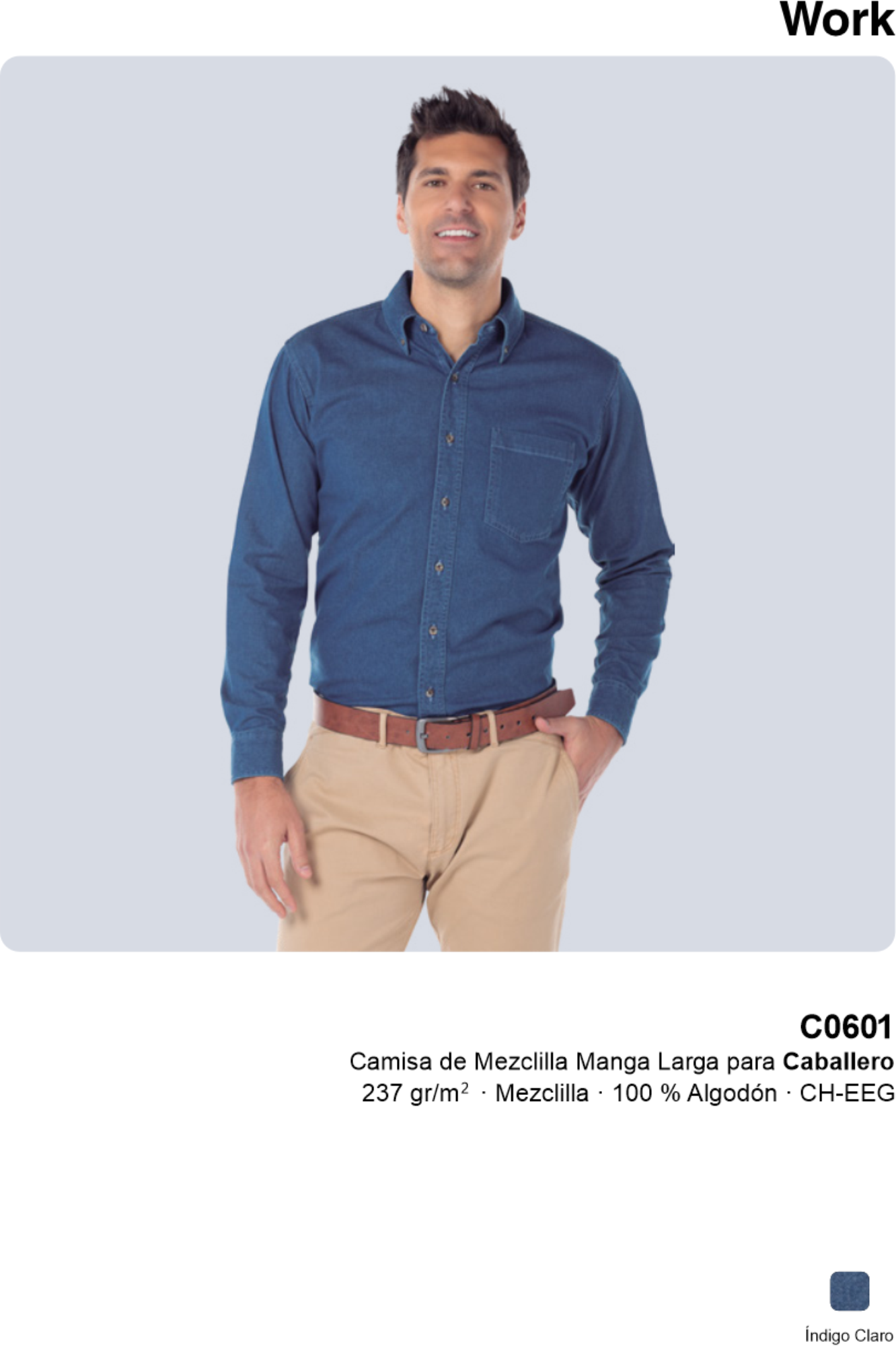 Camisa Mezclilla Yazbek CO601