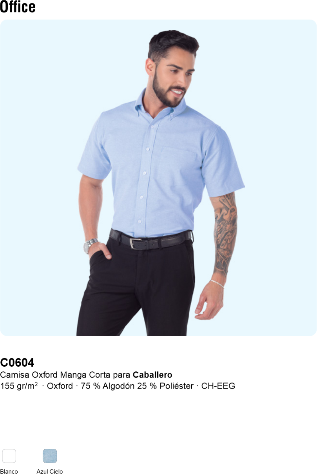 Camisa Oxford Yazbek CO604
