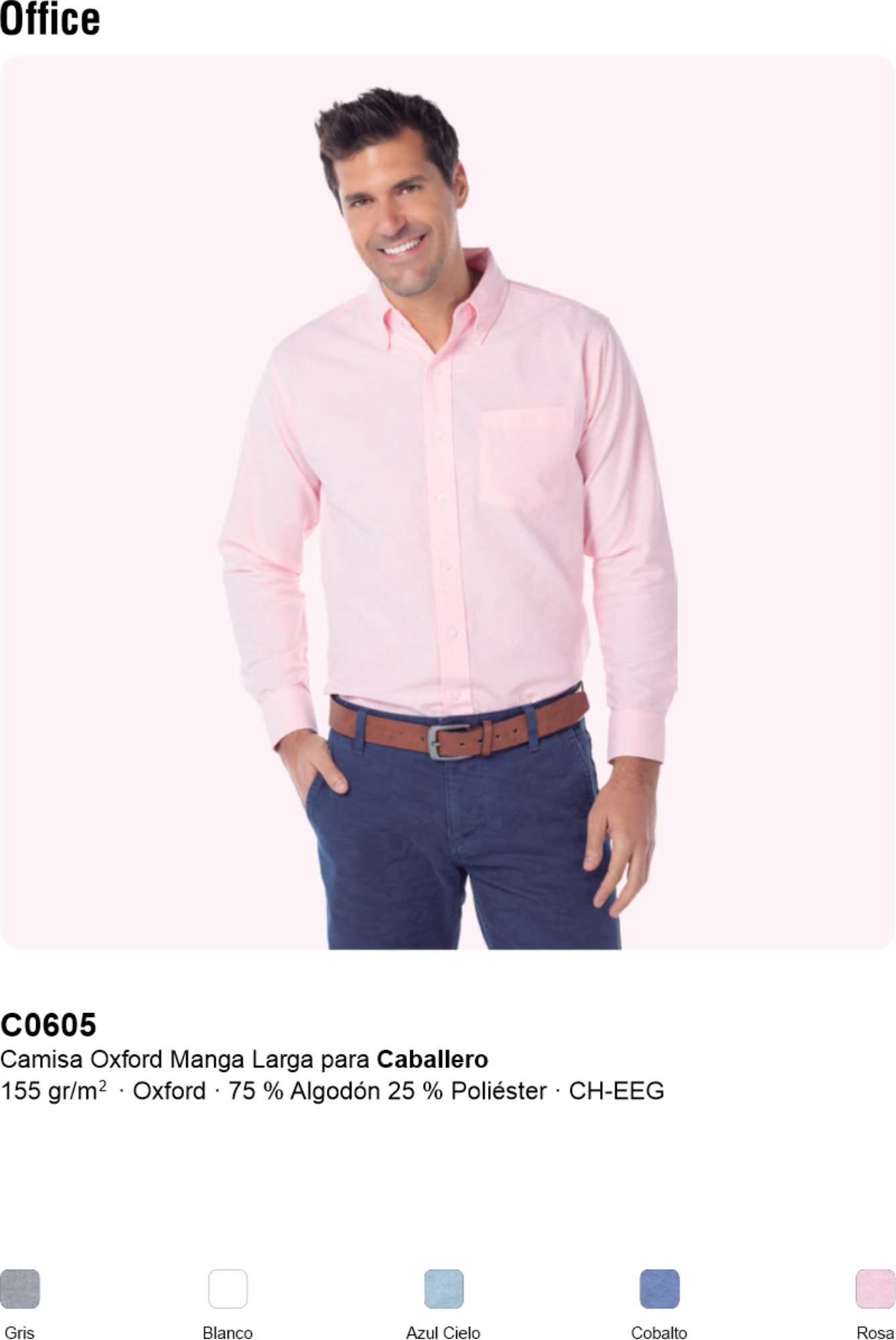 Camisa Oxford Yazbek CO605
