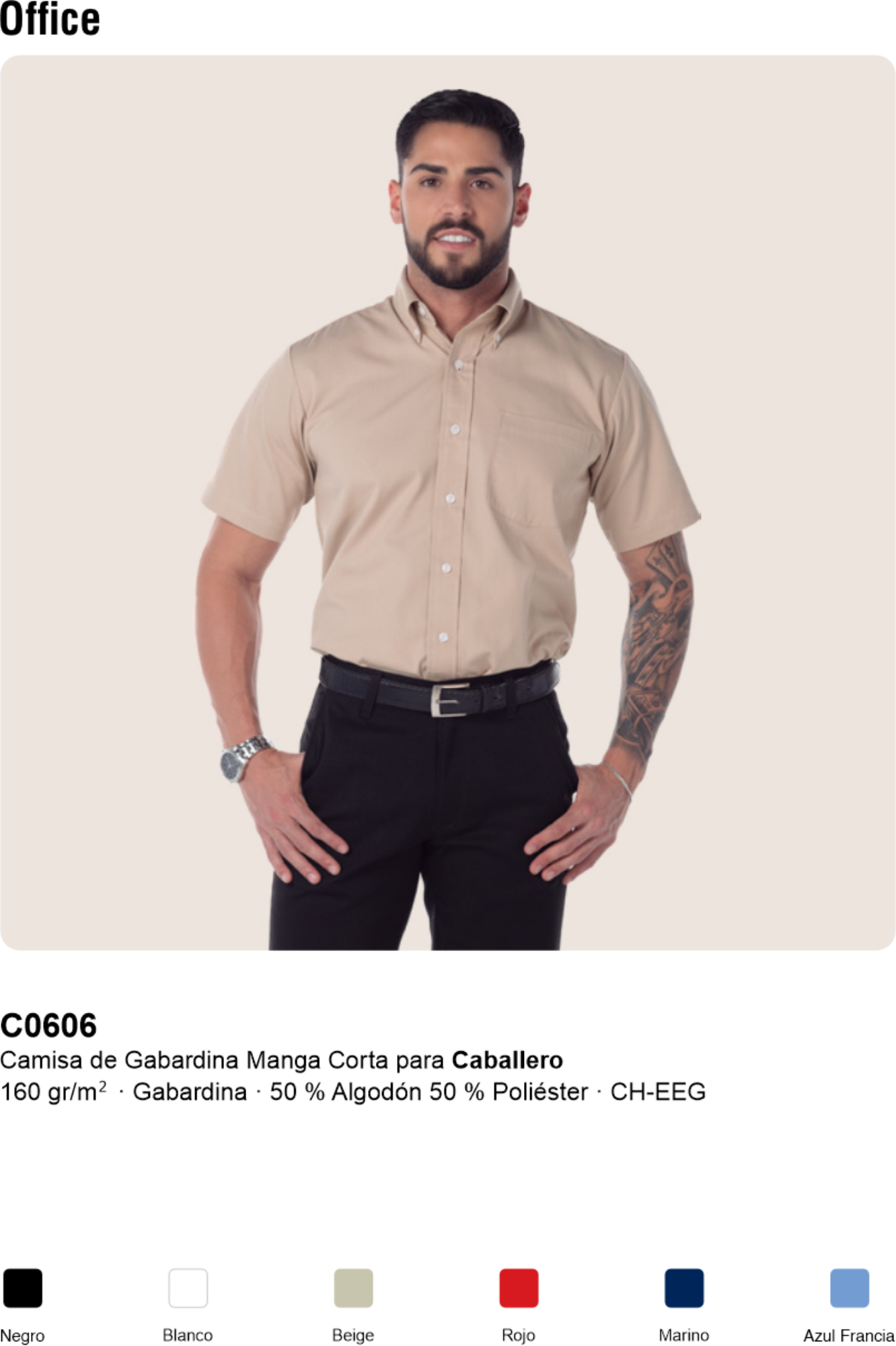 Camisa Gabardina Yazbek CO606