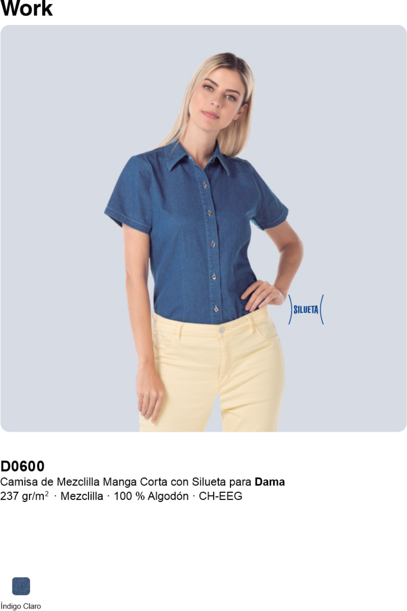 Blusa Mezclilla Yazbek DO600