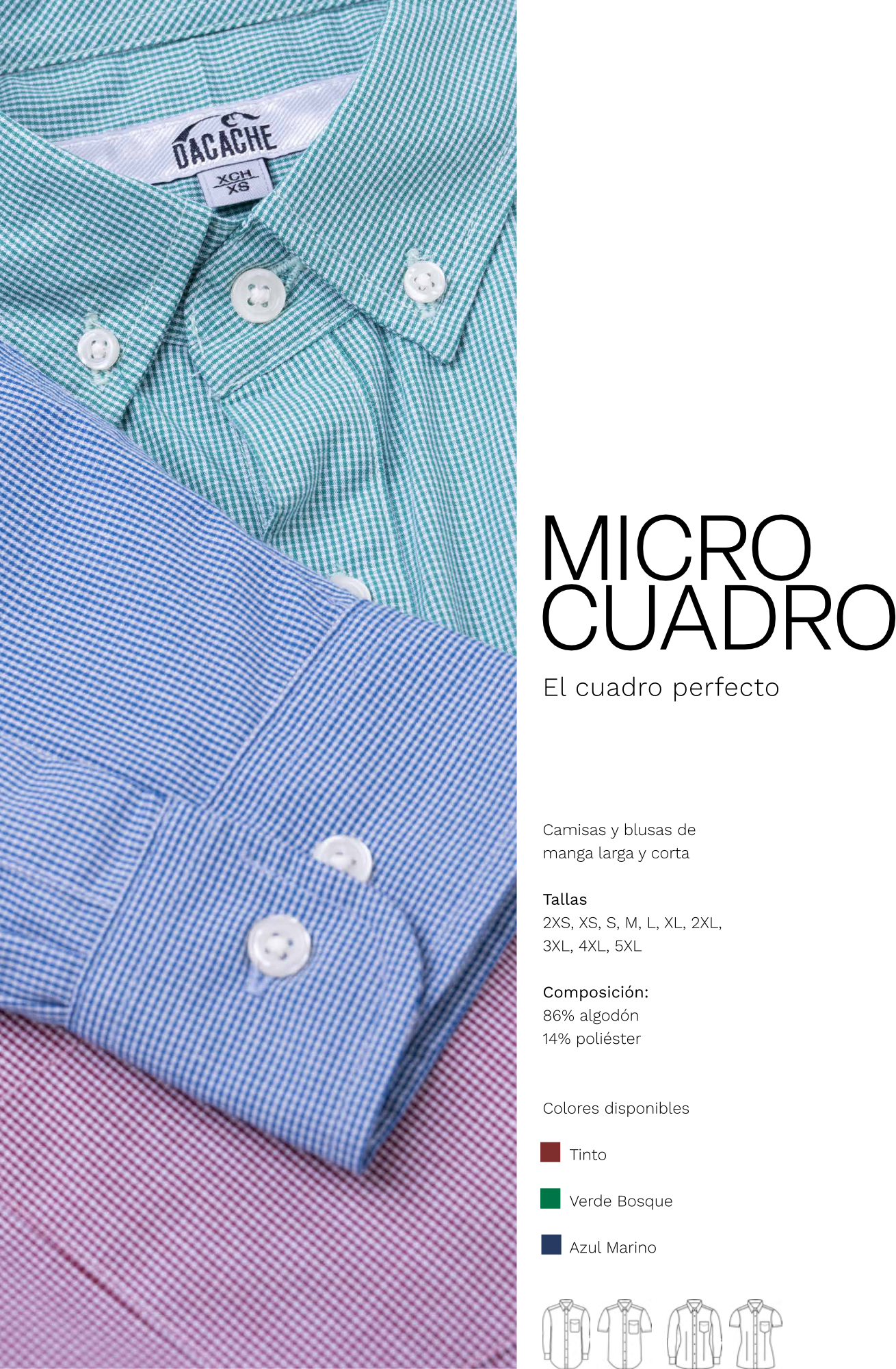 Blusa Microcuadro Dacache