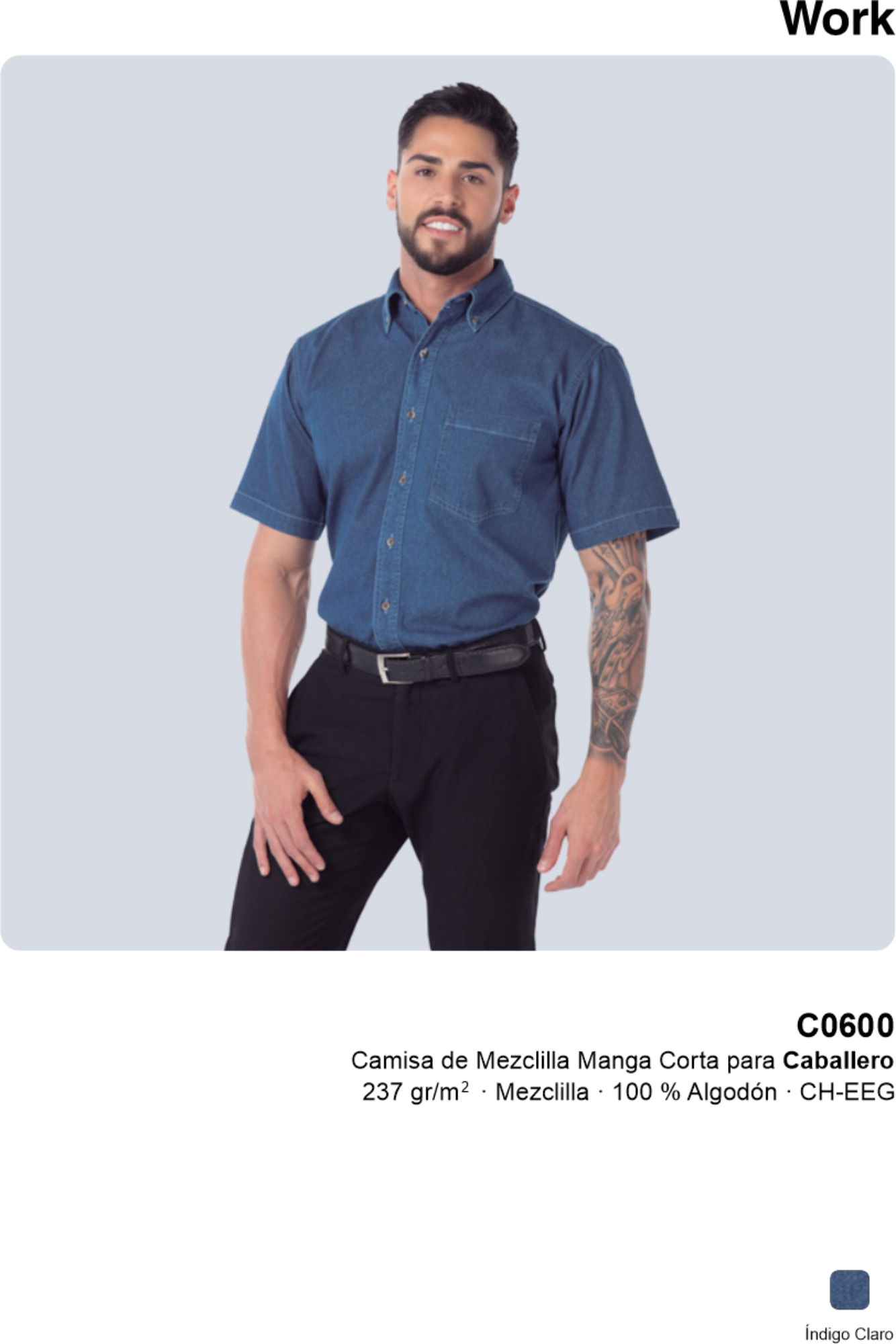 Camisa Mezclilla Yazbek CO600