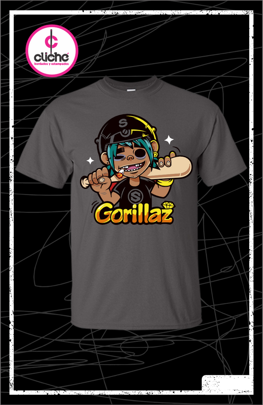 Playera Cuello Redondo con Impresion Frente